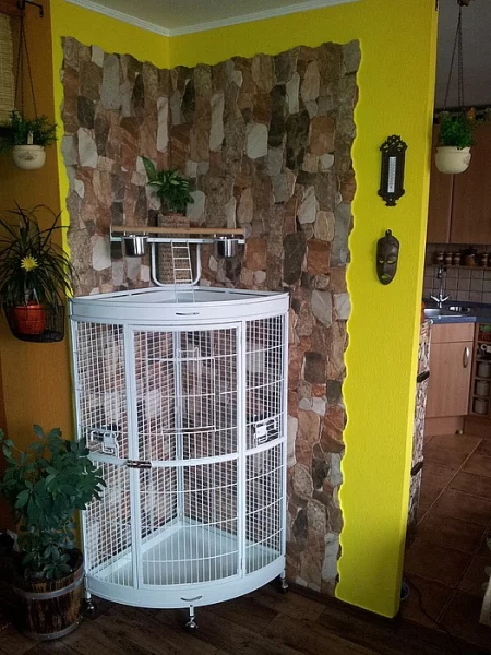 Klec,voliera,rohova!
